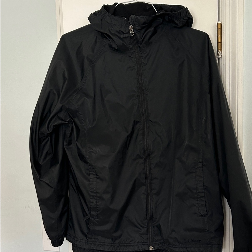 Womens L.L. Bean Hooded Performance Windbreaker